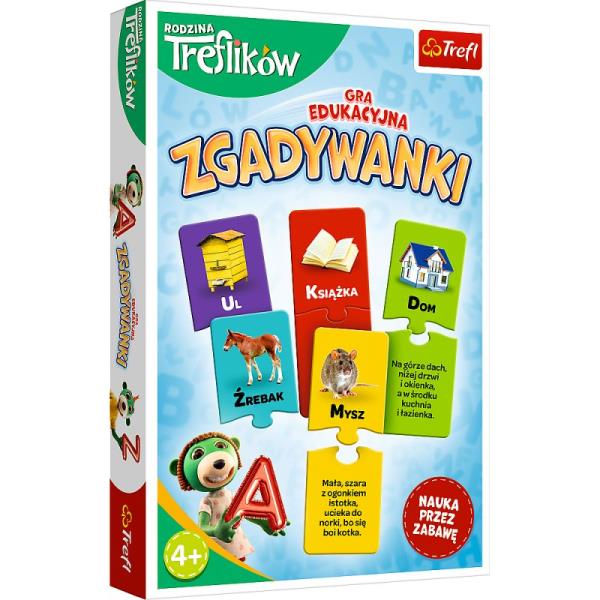 trefl gra edukacyjna zgadywanki- rodzina treflików 02338