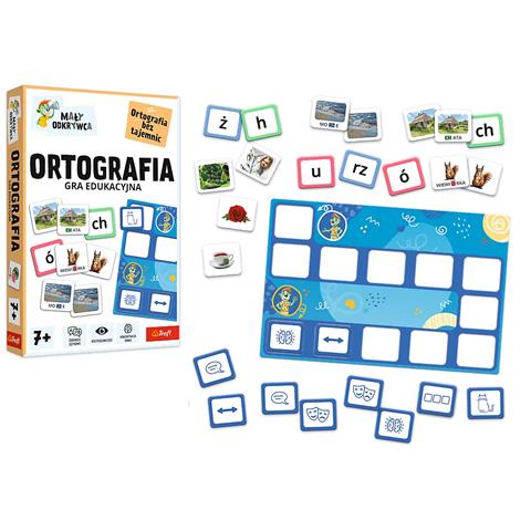 TREFL GRA MAŁY ODKRYWCA GRA ORTOGRAFIA 02803