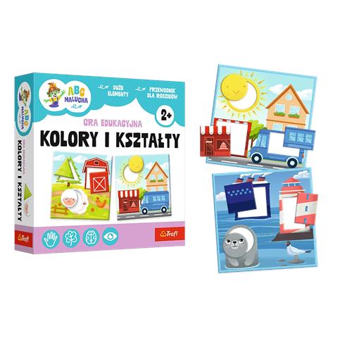 TREFL GRA ABC MALUCHA KOLORY I KSZTAŁTY  02904
