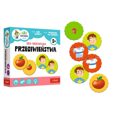 TREFL GRA ABC MALUCHA PRZECIWIEŃSTWA RODZINA TREFLIKÓW 02908