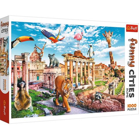 TREFL PUZZLE 1000EL DZIKI RZYM - FUNNY CITIES 10600