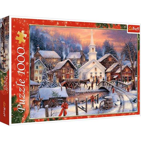 TREFL PUZZLE 1000EL ŚWIĄTECZNE BIAŁE ŚWIĘTA 10602