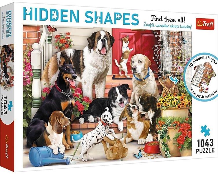 TREFL PUZZLE HIDDEN SHAPES 1043EL PSIA ZABAWA 10675