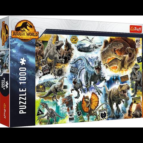 TREFL PUZZLE 1000EL JURASSIC WORLD NA TROPIE DINOZAURÓW 10727