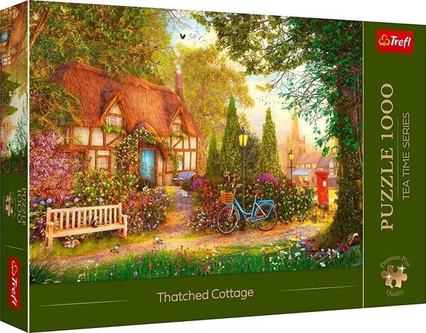 TREFL PUZZLE 1000EL TEA TIME DOMEK POD STRZECHĄ PREMIUM PLUS 10803