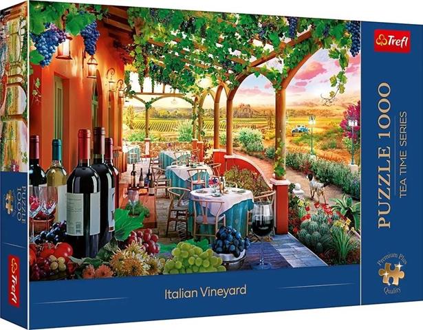 TREFL PUZZLE 1000EL TEA TIME WŁOSKA WINNICA PREMIUM PLUS 10807