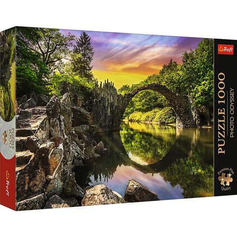 trefl puzzle 1000el photo odyssey most rakotza w kromlau 10811