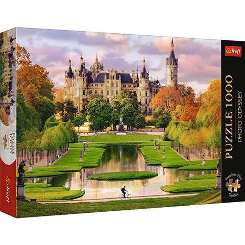 trefl puzzle 1000el photo odyssey zamek w schwerinie niemcy 10814