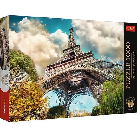 trefl puzzle 1000el photo odyssey wieża eiffel paryż 10815