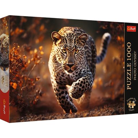trefl puzzle 1000el photo odyssey dziki leopard 10818