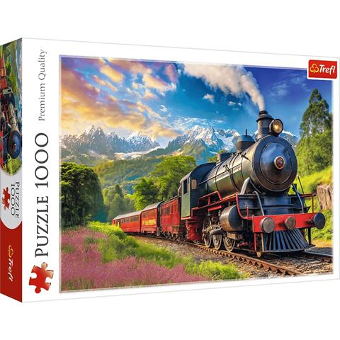 TREFL PUZZLE 1000EL PODRÓŻ POCIĄGIEM 10929