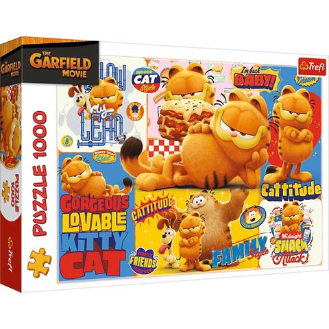 TREFL PUZZLE 1000EL PRZYGODY GARFIELDA 10935