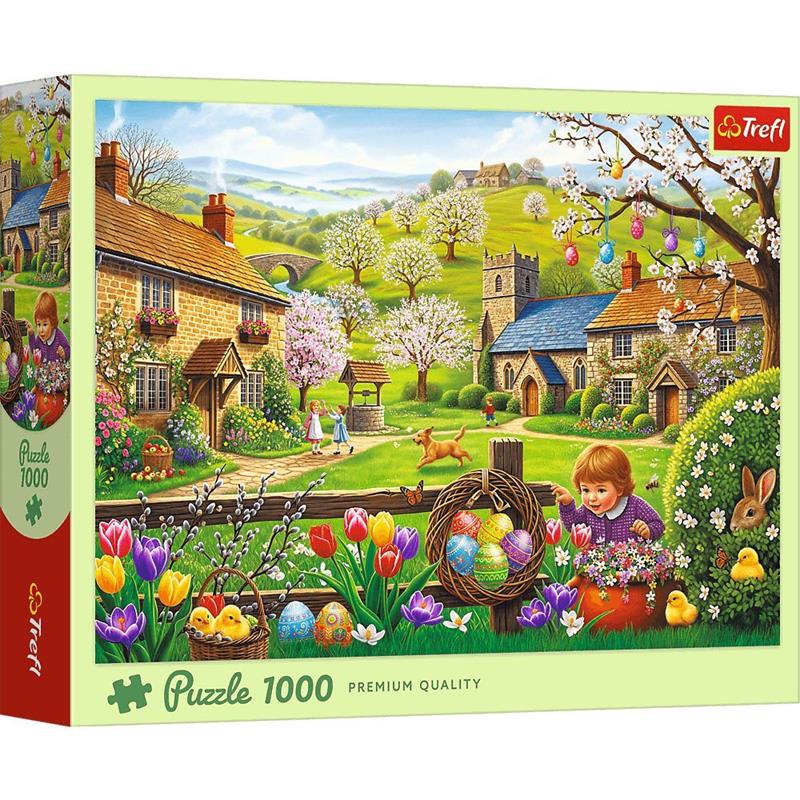 TREFL PUZZLE 1000EL POSZUKIWANIE WIELKANOCNYCH JAJEK 10977