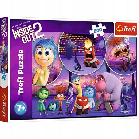 TREFL PUZZLE 200EL W GŁOWIE SIĘ NIE MIEŚCI DZIECIĘCE EMOCJE 13305