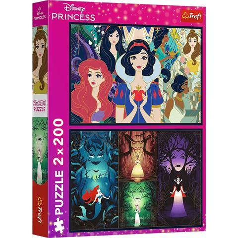 TREFL PUZZLE 2X200EL CZARUJĄCE KSIĘŻNICZKI/ PRINCESS 13317