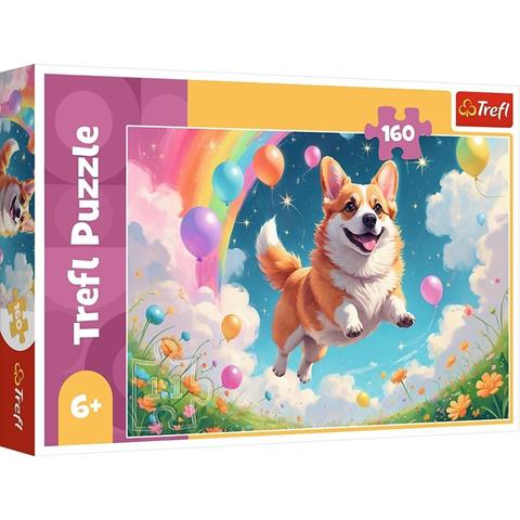 TREFL PUZZLE 160EL PIES CORGI NAJLEPSZY PRZYJACIEL 13326