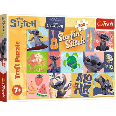 TREFL PUZZLE 200EL HAWAJSKIE PRZYGODY DISNEY STITCH 13331