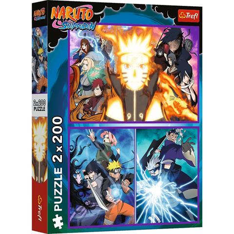 TREFL PUZZLE 2X200EL NINJA Z WIOSKI UKRYTEGO LIŚCIA 13333