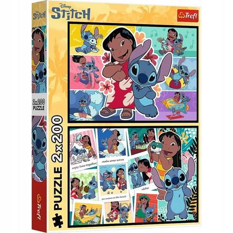 TREFL PUZZLE 2X200EL STITCH 13334