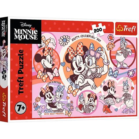 TREFL PUZZLE 200EL ZWYCZAJE MYSZKI MINNIE DISNEY 13343