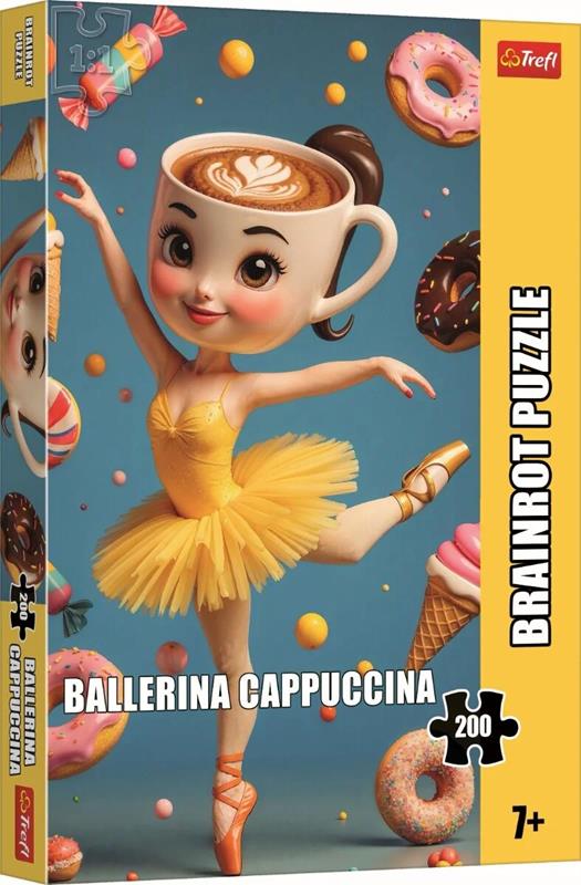 TREFL PUZZLE 200EL BRAINROT BALLERINA CAPPUCCINA 13362
