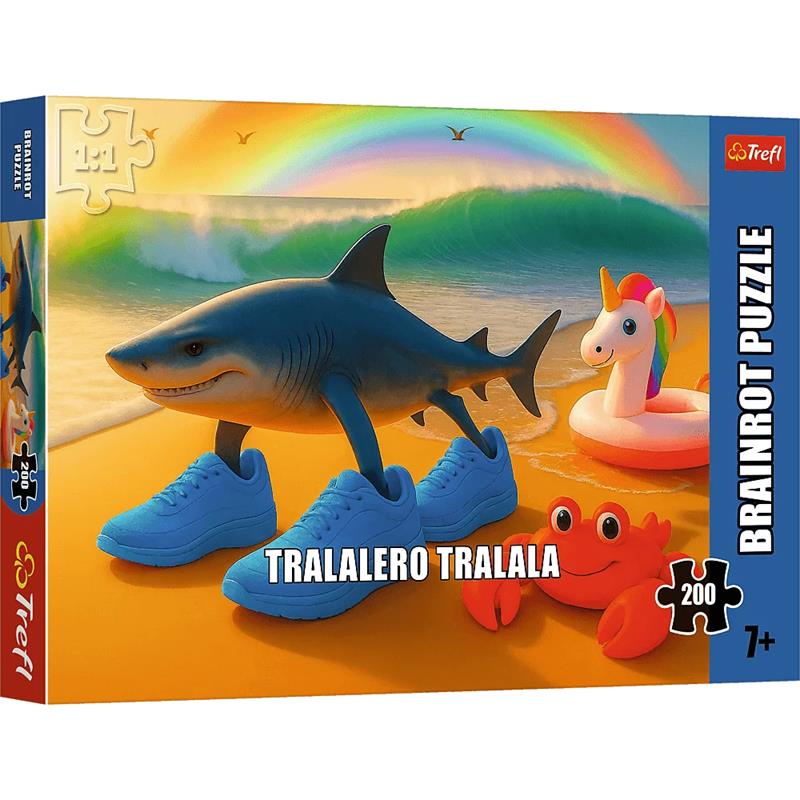 TREFL PUZZLE 200EL BRAINROT TRALALERO TRALALA 13363