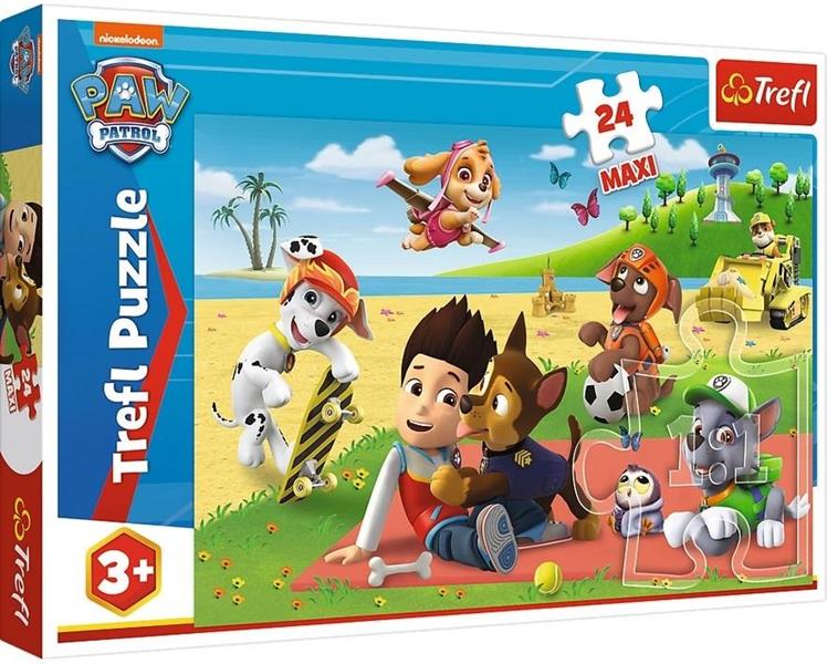 trefl puzzle 24el psi patrol zabawa na kocu 14346