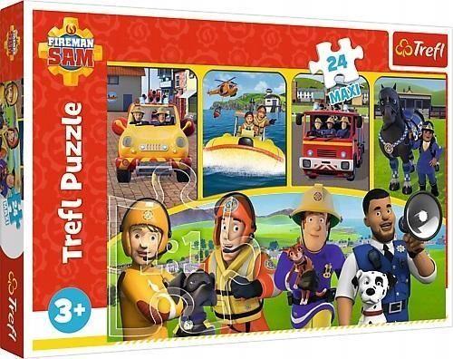 TREFL PUZZLE 24EL MMAXI STRAŻAK SAM I PRZYJACIELE 14356