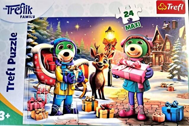 TREFL PUZZLE 24EL RODZINA TERFLIKÓW ZIMOWY CZAS 14360 MAXI