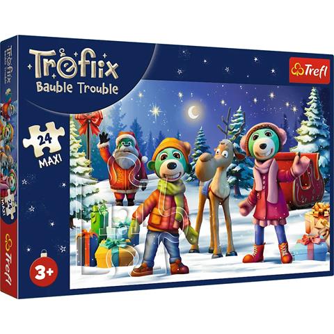 TREFL PUZZLE 24EL MAXI TREFLIKI LEPIĄ BAŁWANA 14375