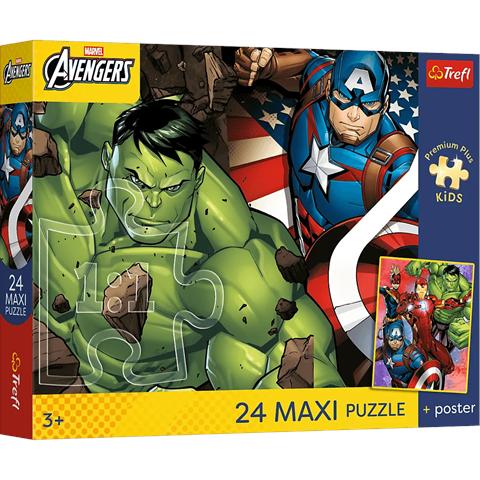 TREFL PUZZLE MAXI 24EL BOHATEROWIE JAK ZE SNU PREMIUM PLUS KIDS 14385