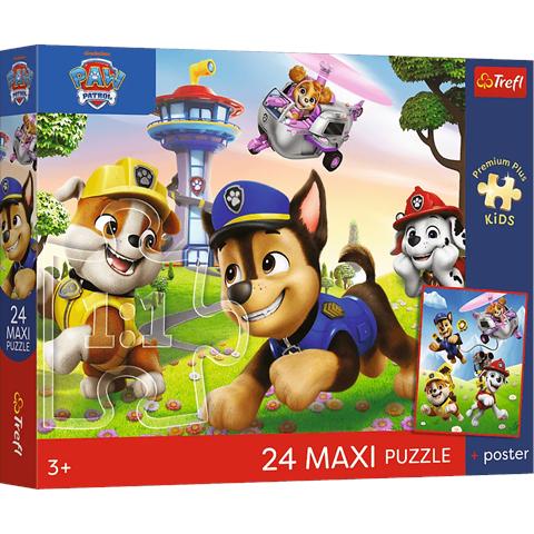TREFL PUZZLE MAXI 24EL WESOŁY SPACER PREMIUM PLUS KIDS 14388