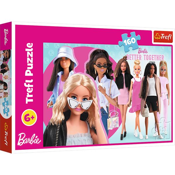 trefl puzzle 160el barbie i jej świat   15419