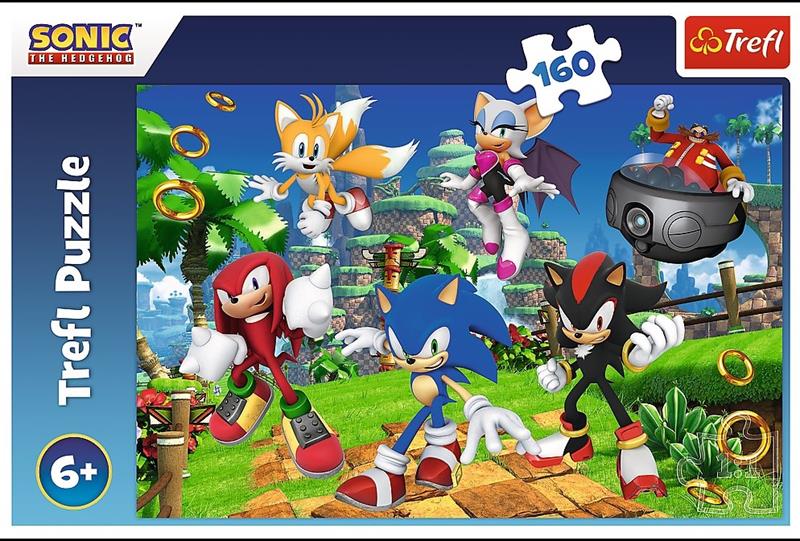 trefl puzzle 160el sonic i przyjaciele 15421