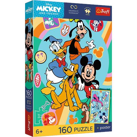 TREFL PUZZLE 160EL MYSIA GODZINA DISNEY PREMIUM PLUS KIDS 15440