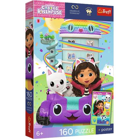 TREFL PUZZLE 160EL PIĘKNA GABBY PREMIUM PLUS KIDS 15441