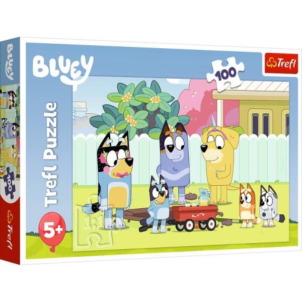 trefl puzzle 100el bluey 16471