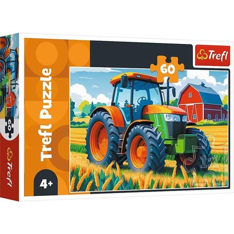 TREFL PUZZLE 60EL TRAKTOR POJAZD ROLNIKA 16492