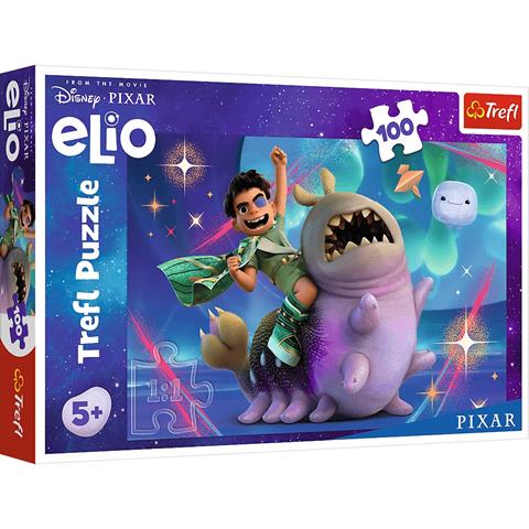 TREFL PUZZLE 100EL ELIO I KOSMICZNA PRZYGODA DISNEY 16497