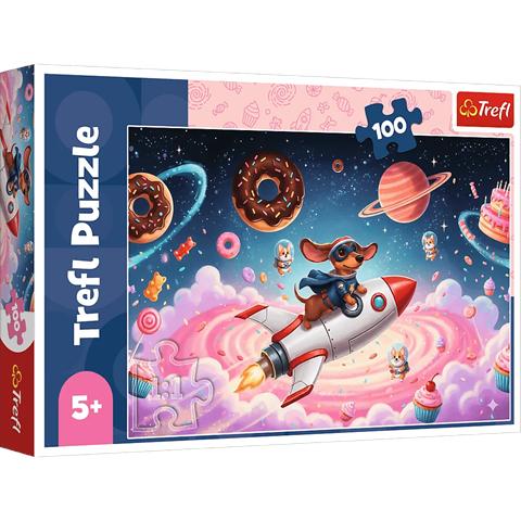 TREFL PUZZLE 100EL JAMNIK NA RAKIECIE 16558