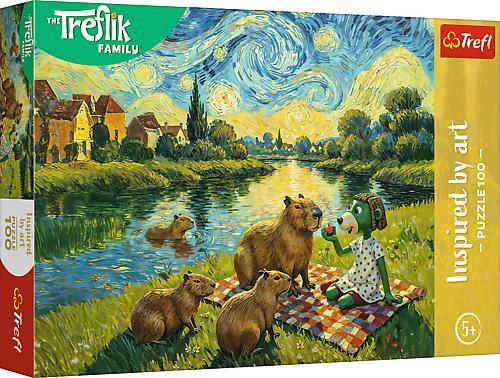TREFL PUZZLE 100EL INSPIRED BY ART KARMIĄC KAPIBARY 16563