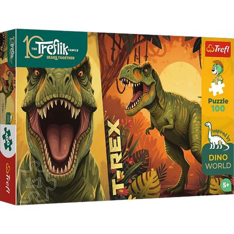 TREFL PUZZLE 100EL INSPIRED BY DINO WORLD T-REX 16578