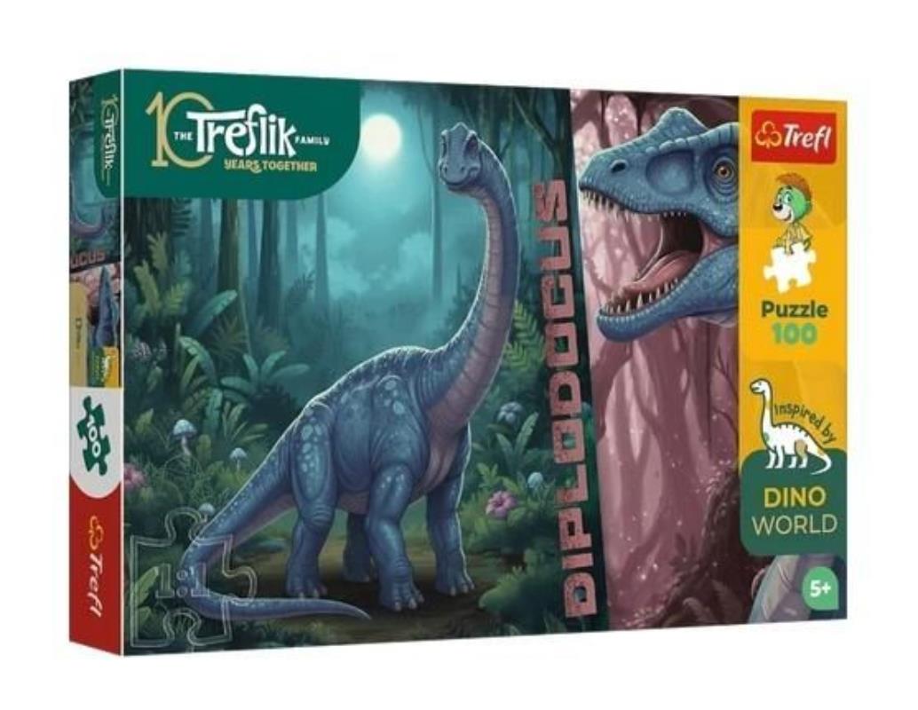 TREFL PUZZLE 100EL INSPIRED BY DINO WORLD DIPLODOCUS 16579