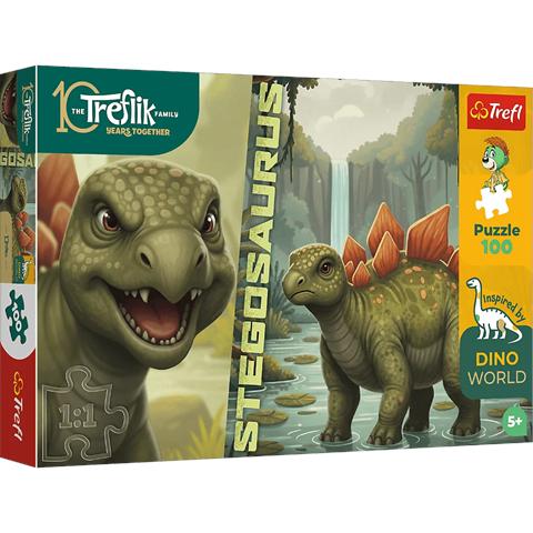 TREFL PUZZLE 100EL INSPIRED BY DINO WORLD STEGOSAURUS 16581