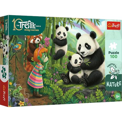 TREFL PUZZLE 100EL INSPIRED BY NATURE PANDY 16595