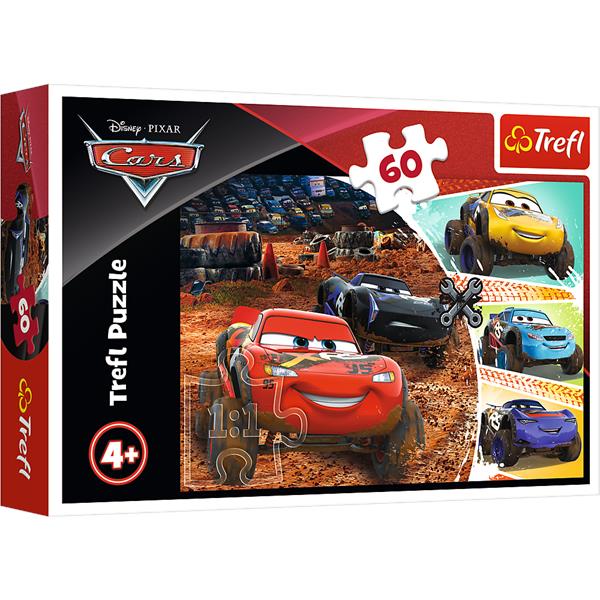 trefl puzzle 60el cars 17327