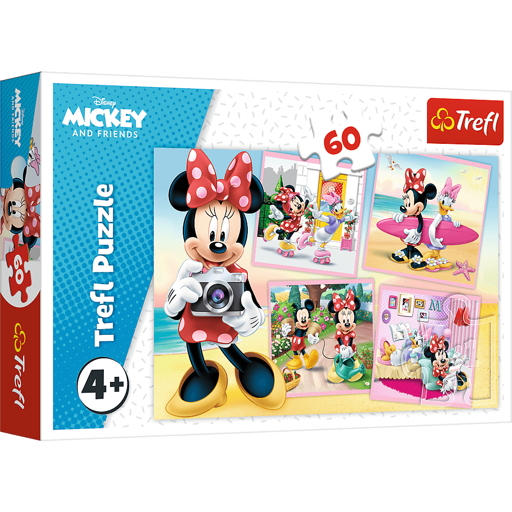 trefl puzzle 60el myszka minnie 17360