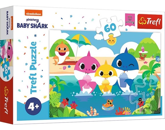 trefl puzzle 60el baby shark 17370