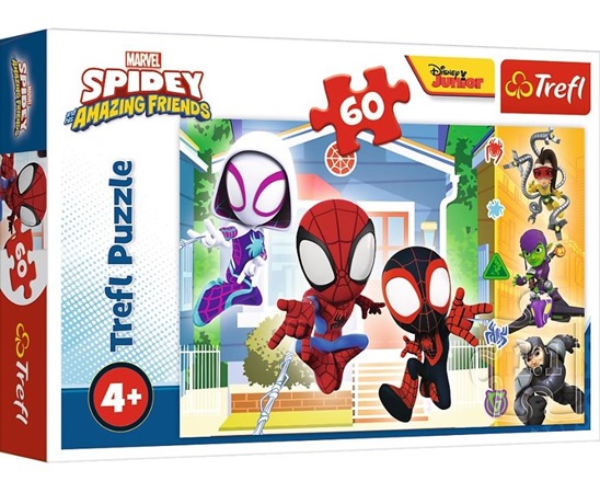 TREFL PUZZLE 60EL SPIDAY I PRZYJACIELE 17371
