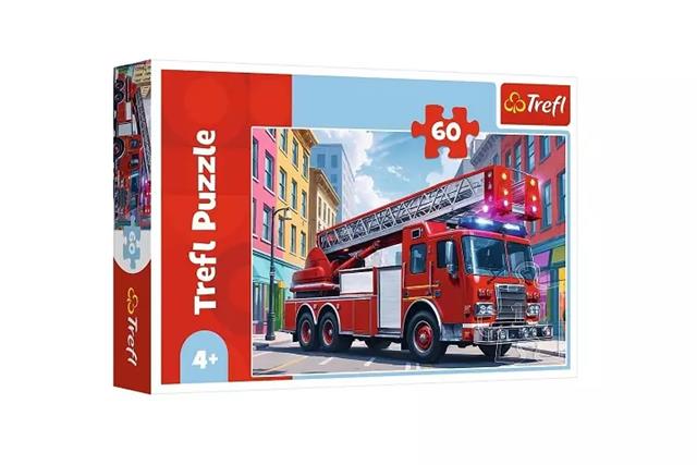 TREFL PUZZLE 60EL WÓZ STRAŻACKI 17405